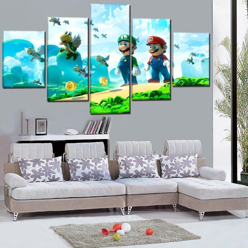 Mario Poster 1 Game Leinwandbilder Kunstdrucke  