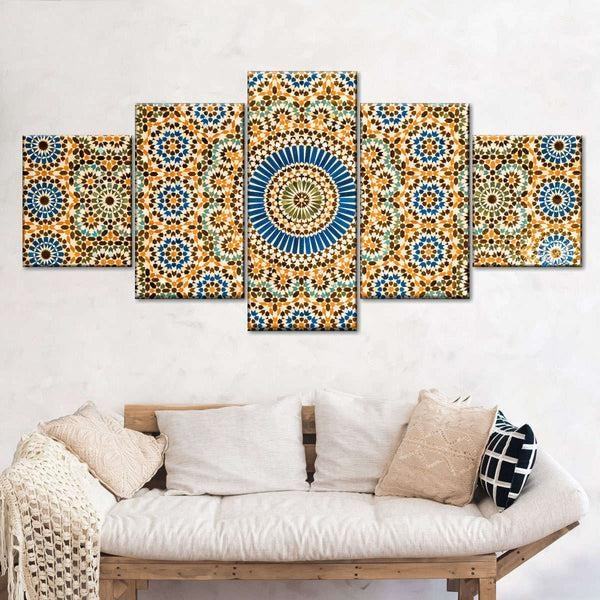 Marokkanische Keramikfliesen Leinwandbilder Kunstdrucke Rahmen
