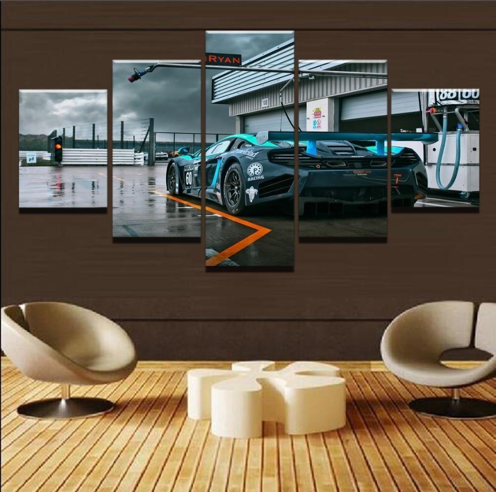 Mclaren Race Car Leinwandbilder Kunstdrucke Rahmen