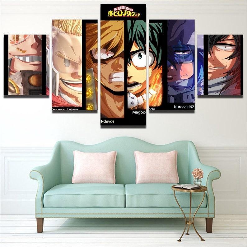 Mein Held Academia 3 Leinwandbilder Kunstdrucke Rahmenkzxdb