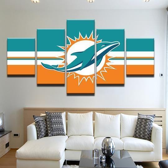 Miami Dolphins 28  Sport Leinwandbilder Kunstdrucke   