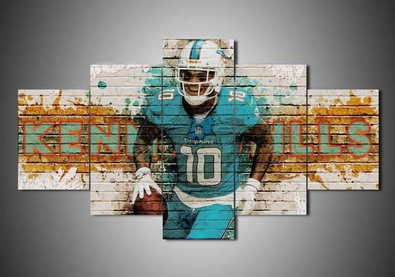 Miami Dolphins Kenny Stills Sport Leinwandbilder Kunstdrucke  