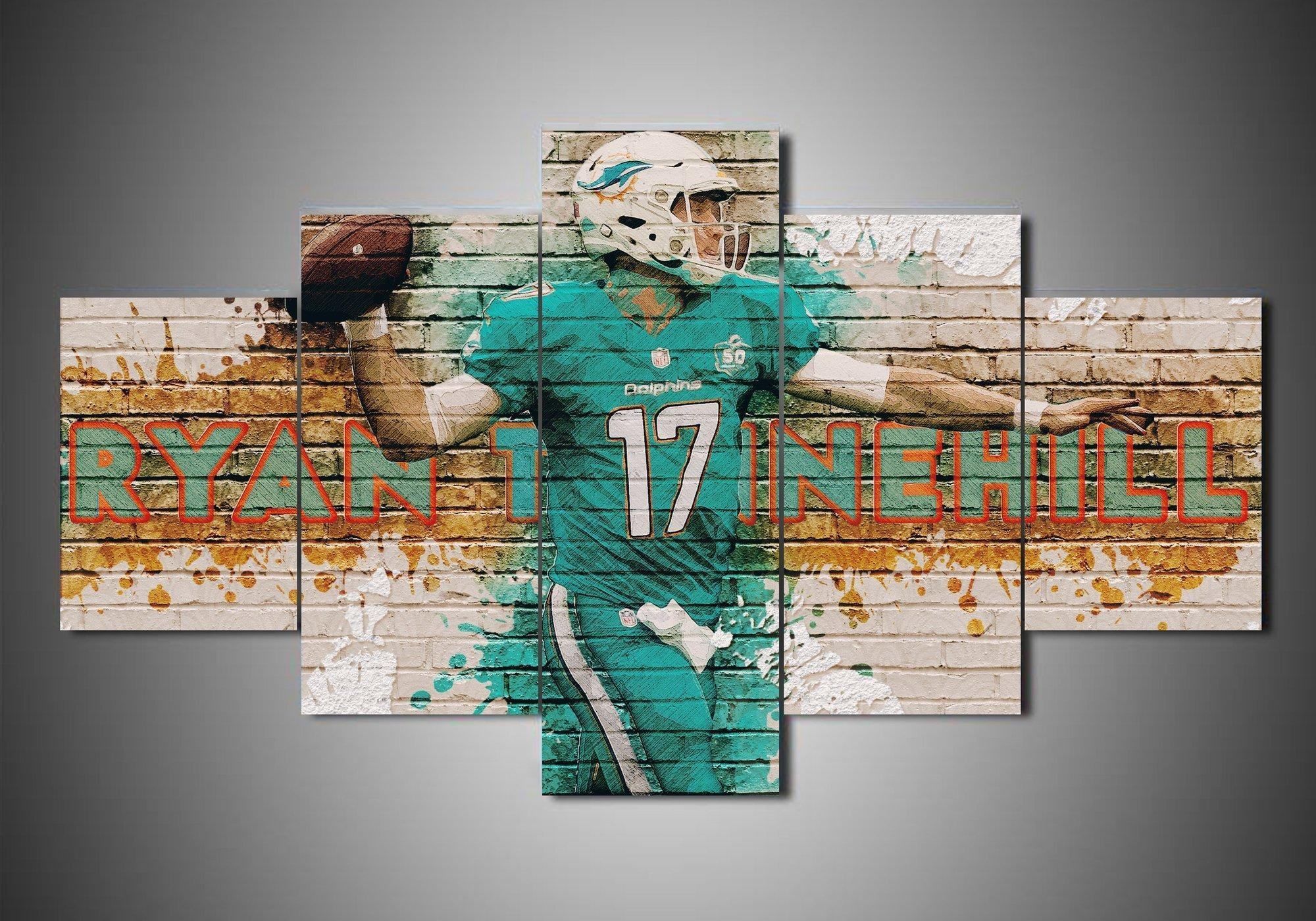 Miami Dolphins Ryan Tannehill – Sport Leinwandbilder für Fans