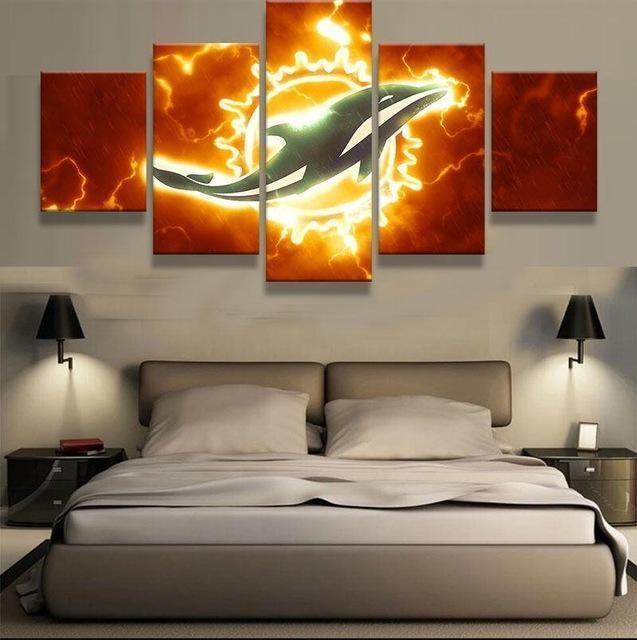 Miami Dolphins Sport Leinwandbilder Kunstdrucke