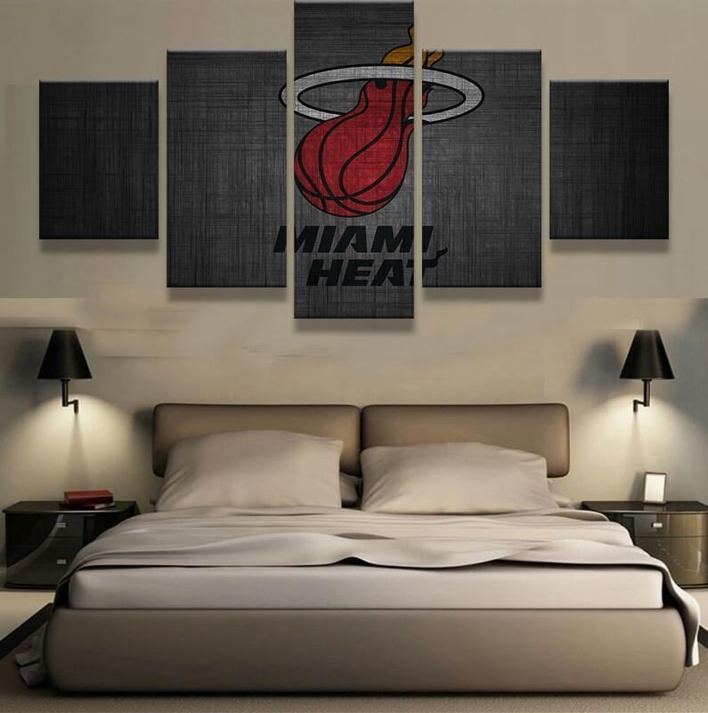 Miami Heat Basketball Team – Sport Leinwandbilder für Fans