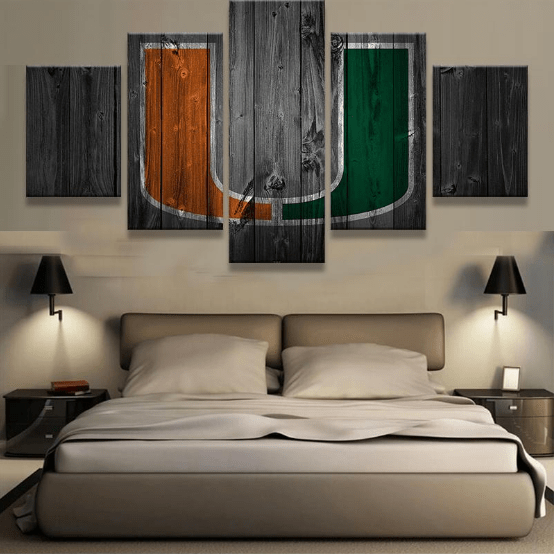Miami Hurricanes 1 – Sport Leinwandbilder für Fans