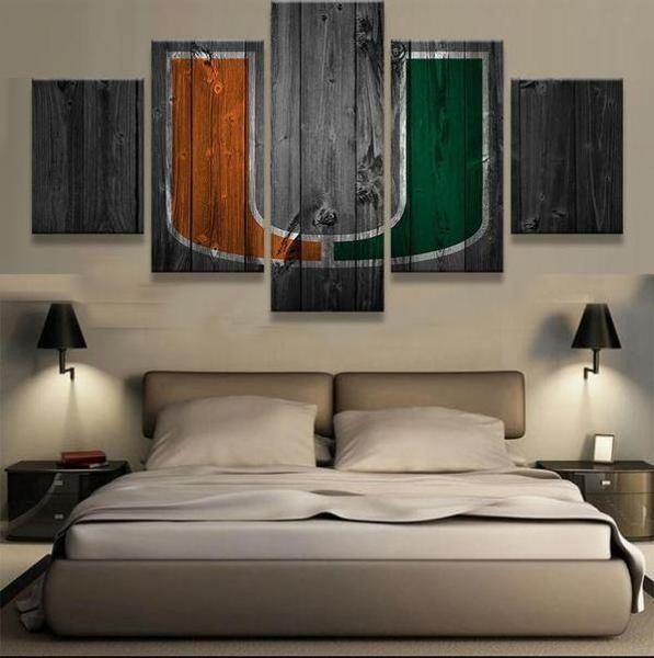Miami Hurricanes 2 Sport Leinwandbilder Kunstdrucke