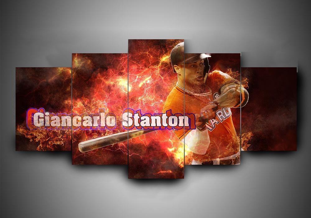 Miami Marlins 1 – Sport Leinwandbilder für Baseball-Enthusiasten