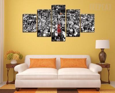 Michael Jordan Basketball Game – Sport Leinwandbilder für Fans