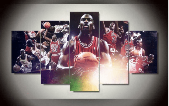 Michael Jordan Basketball – Sport Leinwandbilder für Basketball-Liebhaber