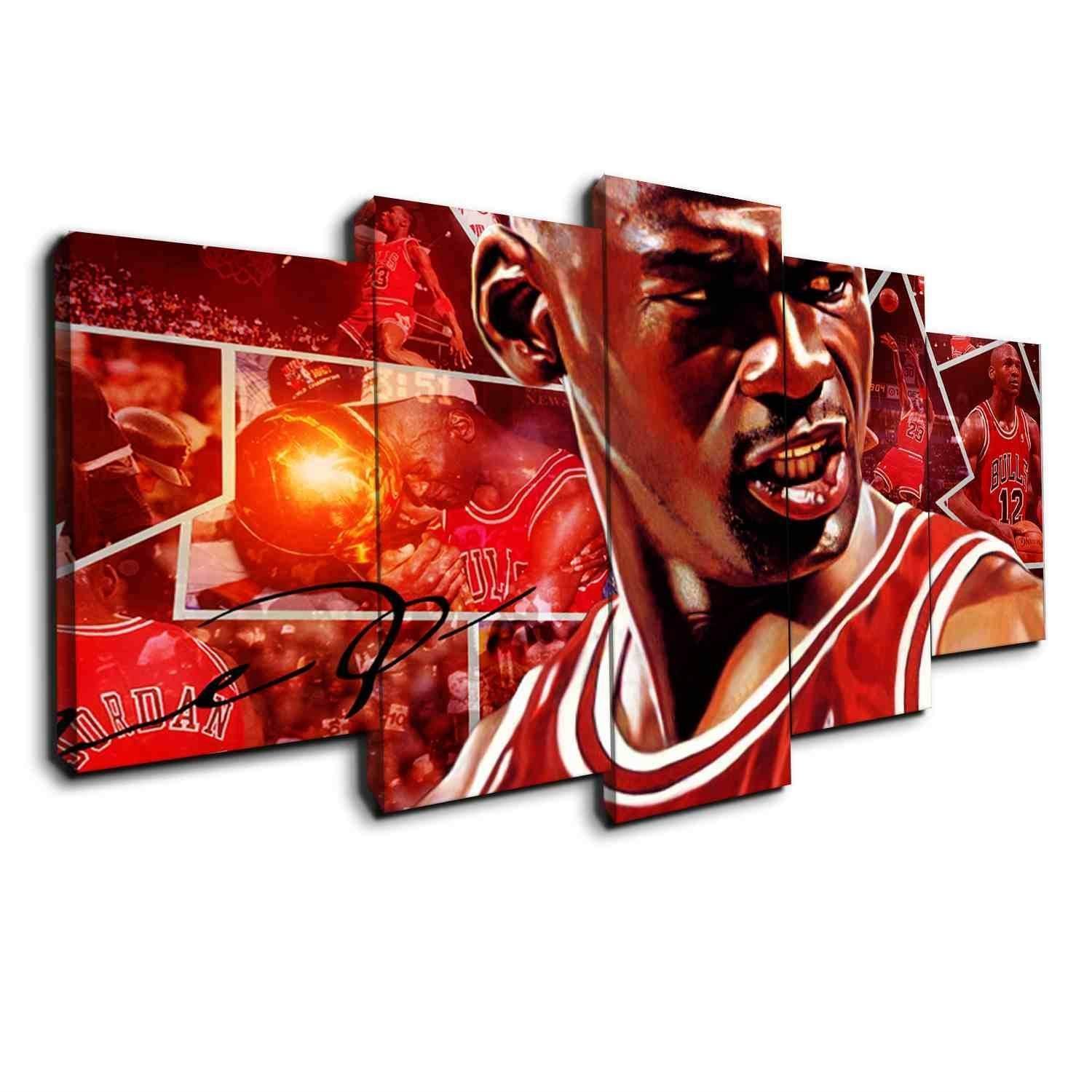 Michael Jordan The Legend – Sport Leinwandbilder für Basketball-Fans