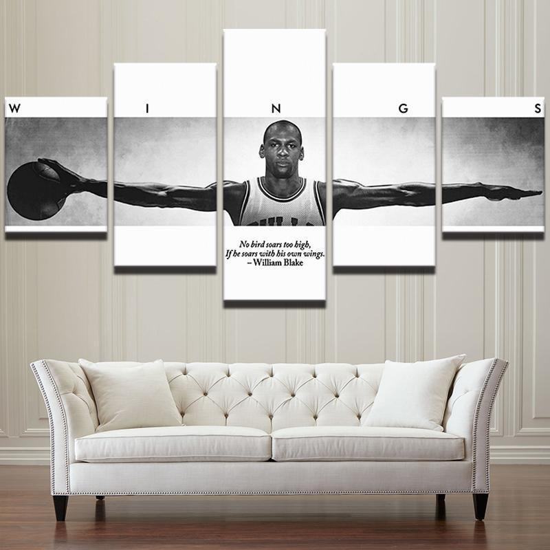 Michael Jordan Wings Quote Celebrity Leinwandbilder Kunstdrucke