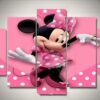 Mickey Mouse Dancing Minnie Cartoon Leinwandbilder Kunstdrucke