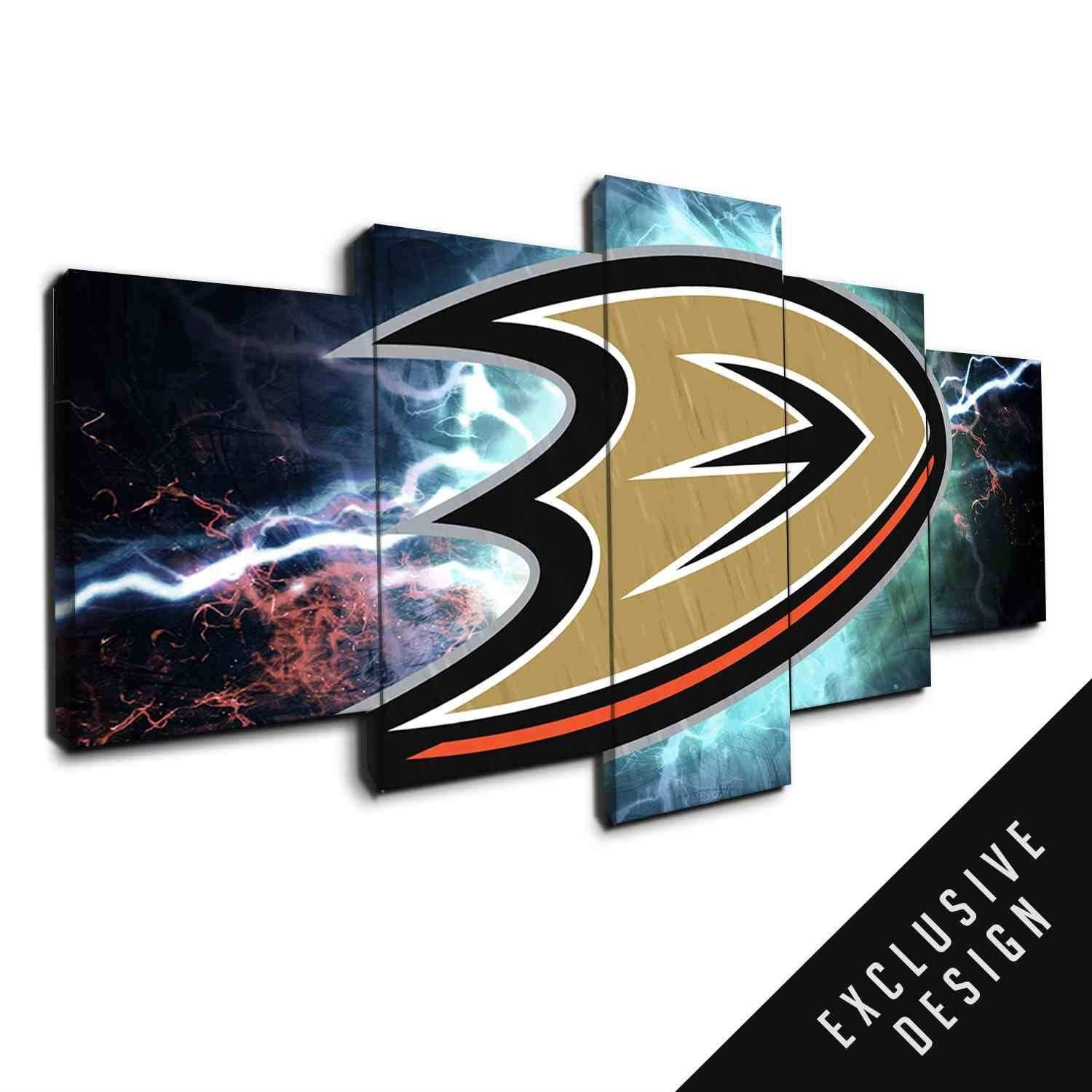 Mighty Ducks NHL Team Thunderbolt – Sport Leinwandbilder für Eishockey-Liebhaber