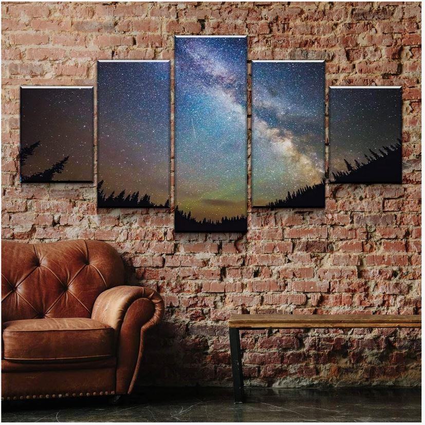 Milchstrae Leinwandbilder Kunstdrucke Rahmen