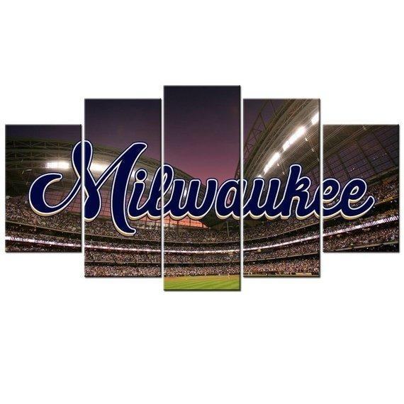 Milwaukee Brewers Large – Sport Leinwandbilder für Fans