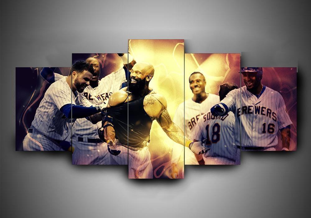 Milwaukee Brewers – Sport Leinwandbilder für Baseball-Liebhaber