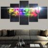 minecraft colorful poster gaming leinwandbilder kunstdrucke rahmen 5146