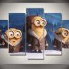 minions family karikatur leinwandbilder kunstdrucke rahmen 7470