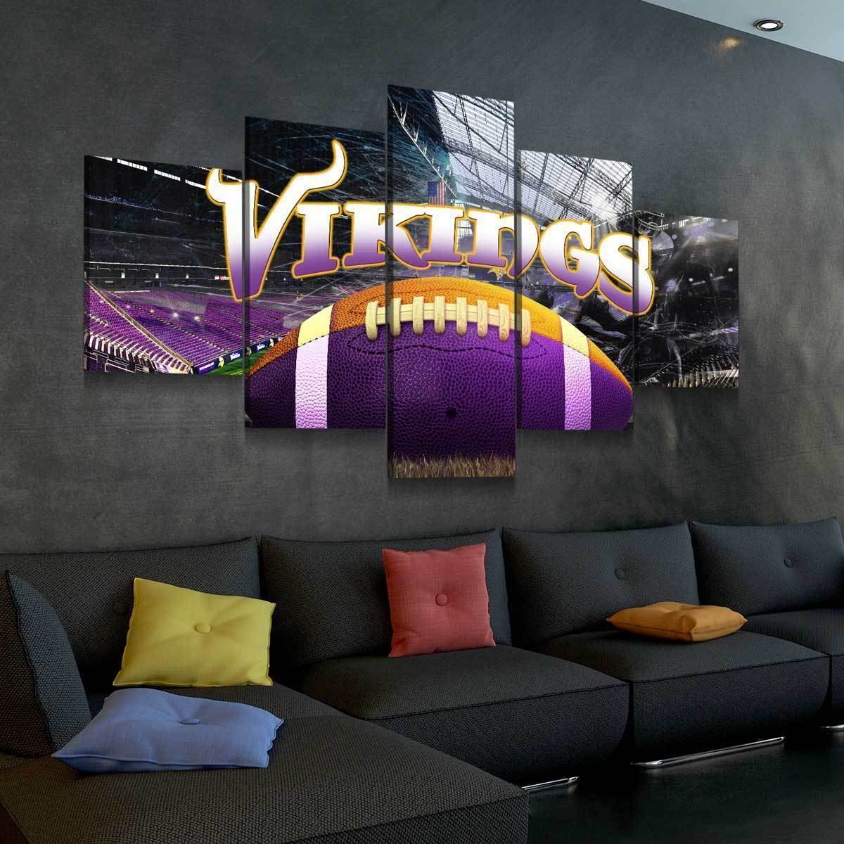 Minnesota Vikings 10 Sport Leinwandbilder Kunstdrucke  