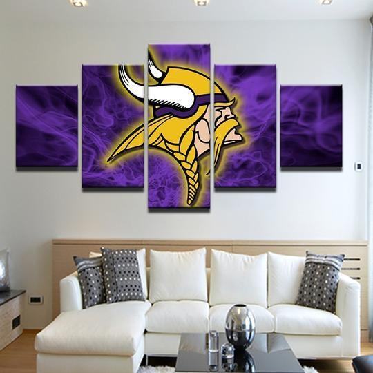 Minnesota Vikings 6 – Sport Leinwandbilder für Football-Fans