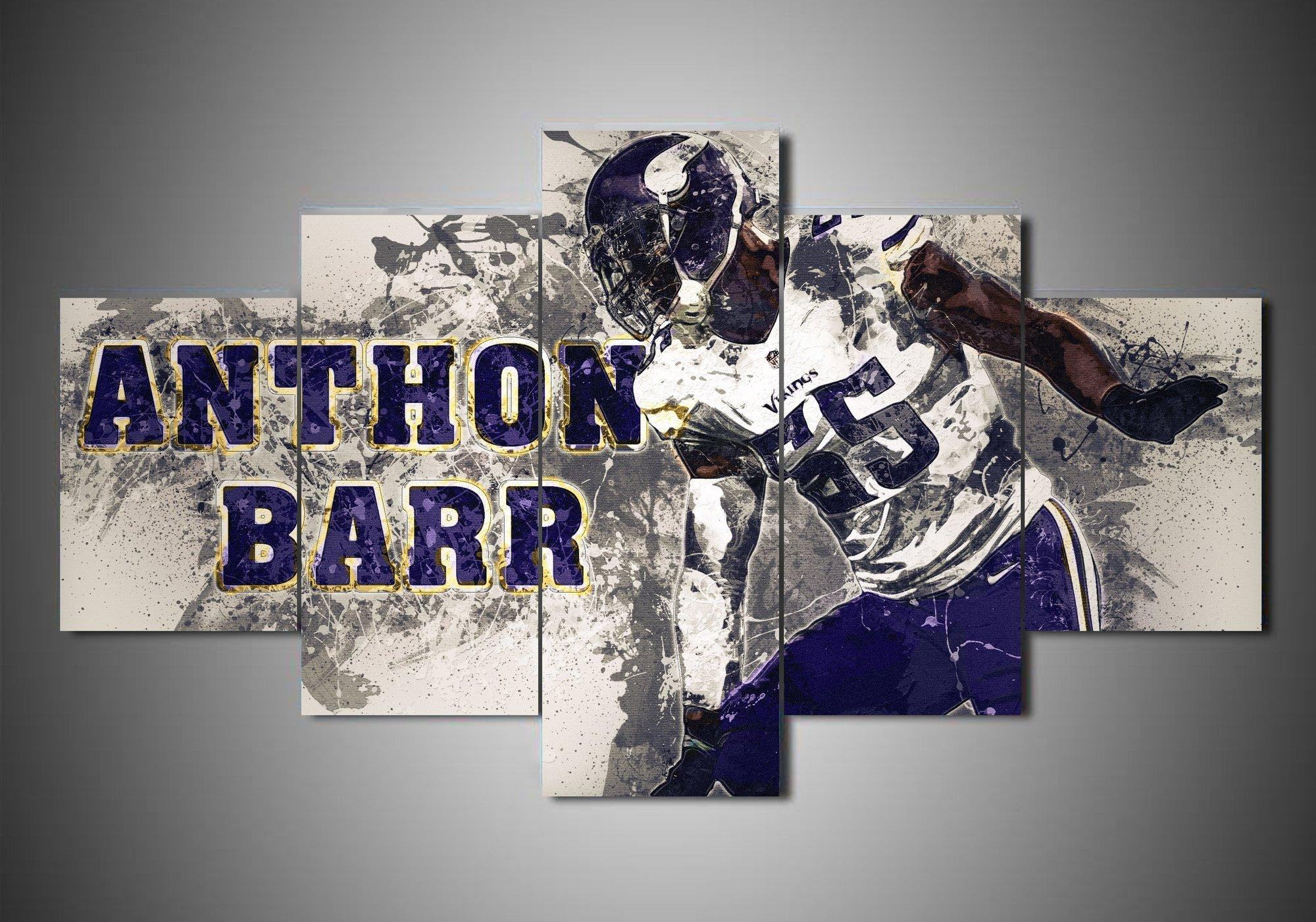 Minnesota Vikings Anthony Barr – Sport Leinwandbilder für Football-Liebhaber