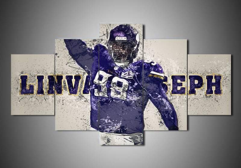 Minnesota Vikings Linval Joseph Sport Leinwandbilder Kunstdrucke  