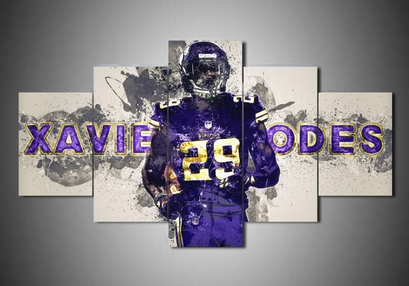 Minnesota Vikings Xavier Rhodes Sport Leinwandbilder Kunstdrucke  
