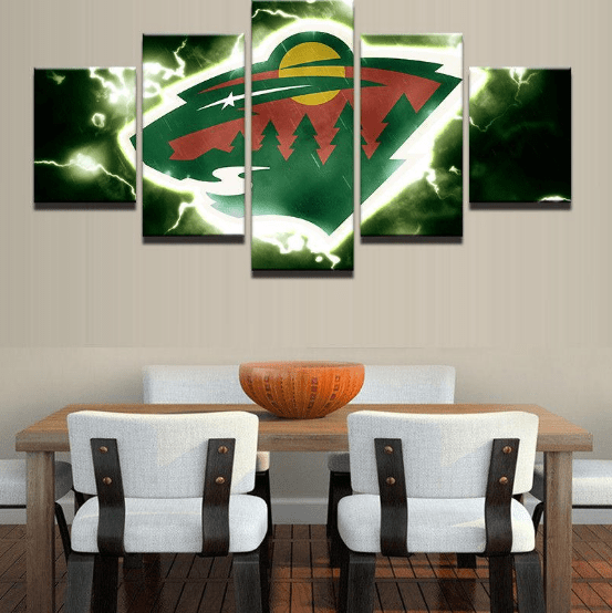 Minnesota Wild Ice Hockey – Sport Leinwandbilder für Fans