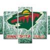 minnesota wild nhl team ice rink – sport leinwandbilder für eishockey liebhaber 7571