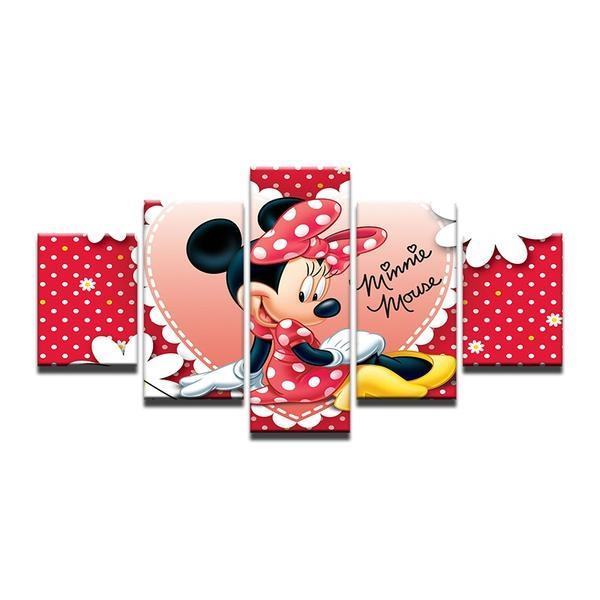 Minnie Mouse Kids Cartoon Leinwandbilder Kunstdrucke  