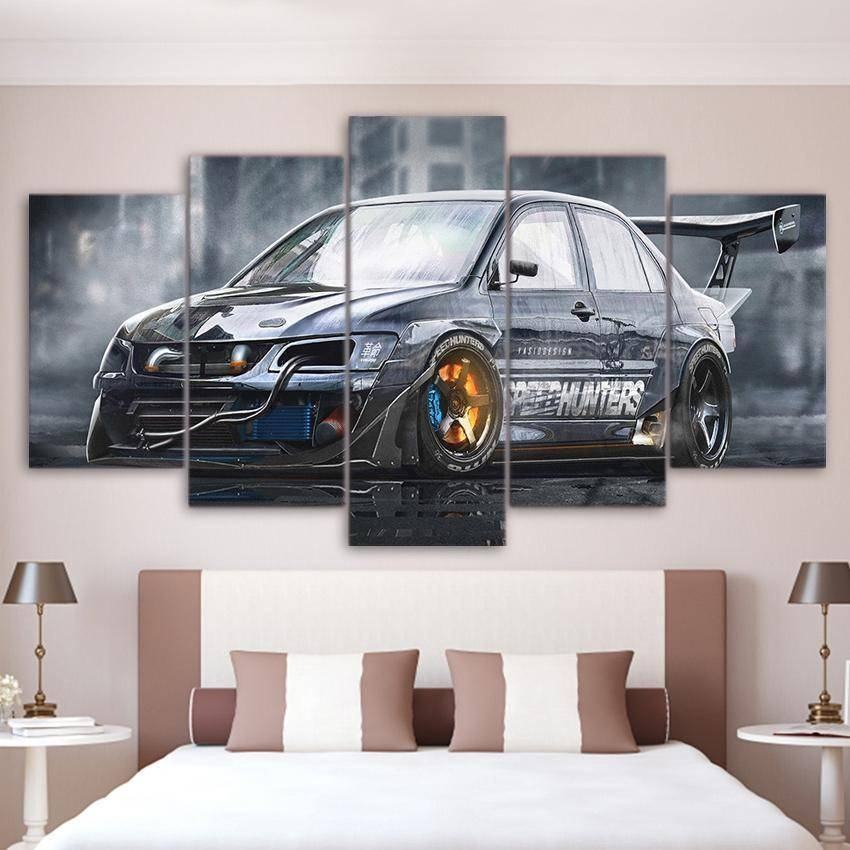 Mitsubishi Lancer Evolution 9 Leinwandbilder Kunstdrucke Rahmen