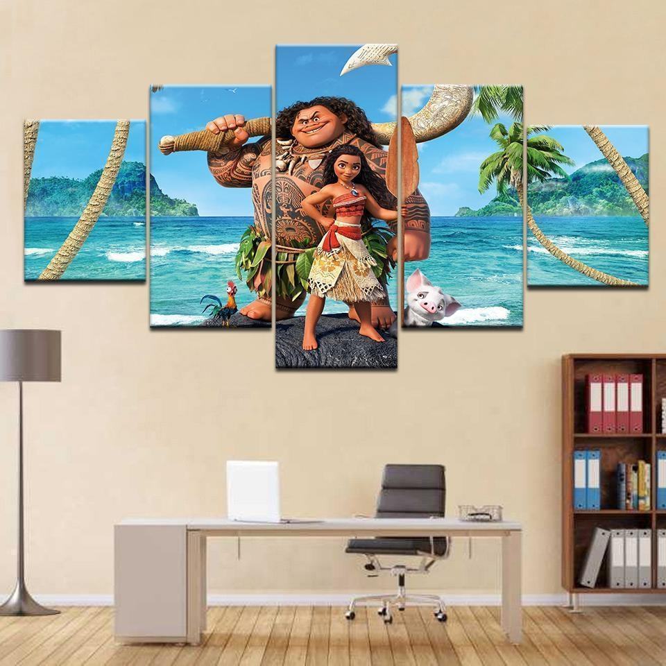 moana and brave maui disney leinwandbilder kunstdrucke 6773