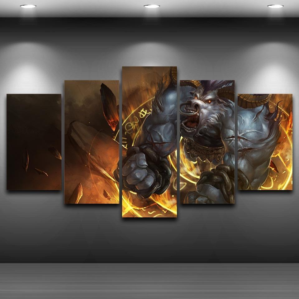 Monster Anime Leinwandbilder Kunstdrucke Rahmen