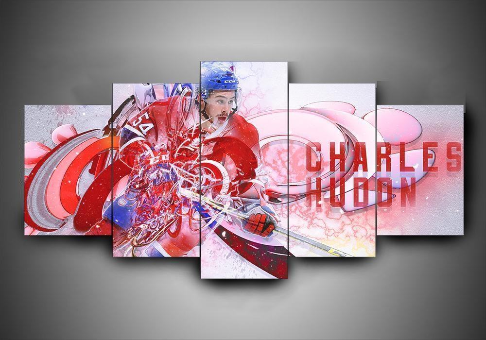 Montreal Canadiens Charles Hudon – Leinwanddruck für Hudon-Fans
