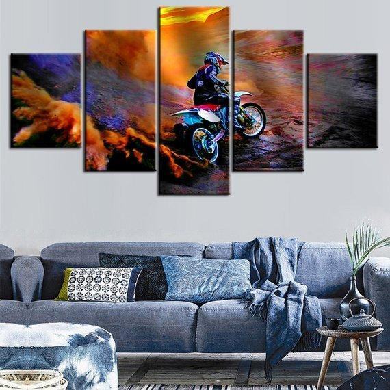 Motocross 2 – Leinwanddrucke für Motocross Fans
