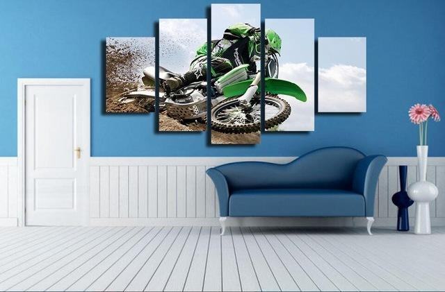 Motocross Racing Sport Leinwandbilder Kunstdrucke  