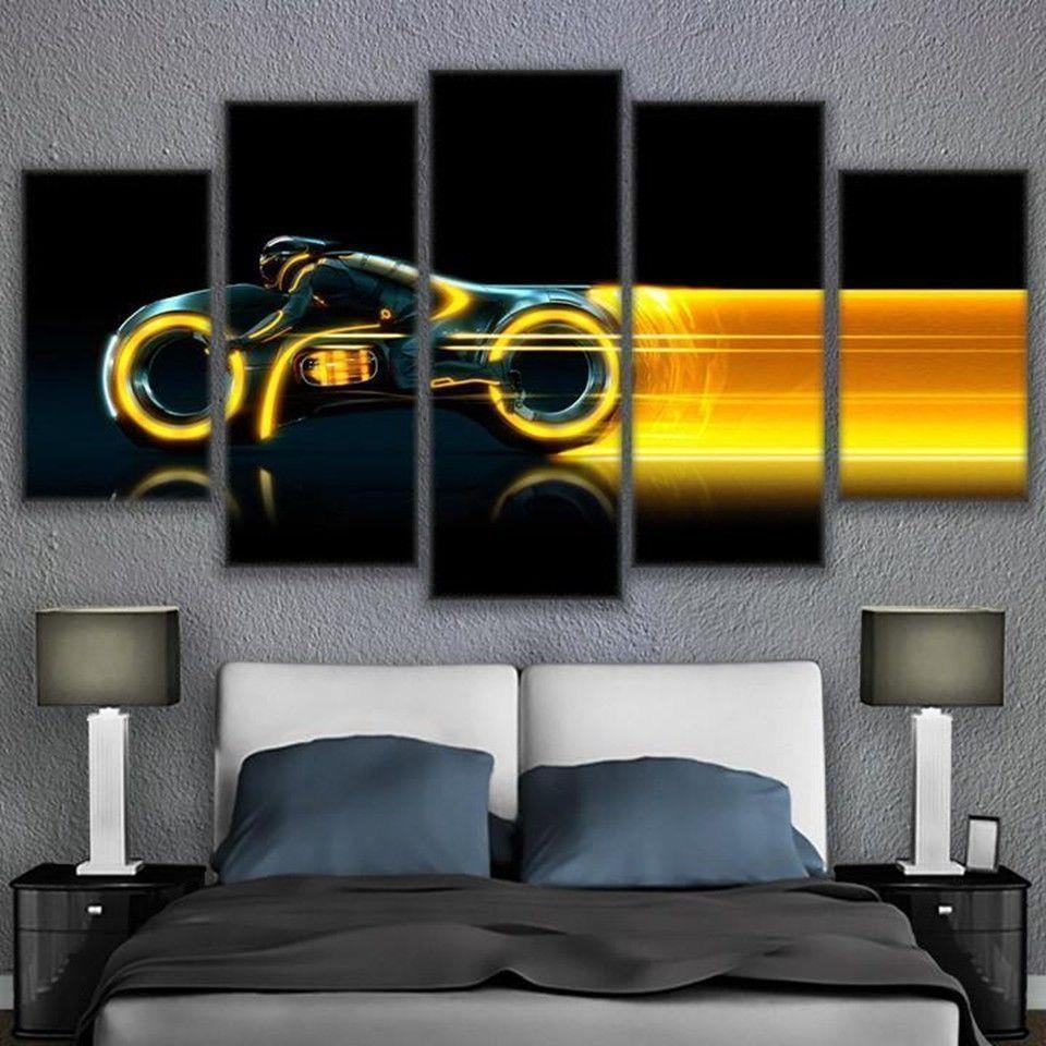 Movie Tron Motorcycle Movie Leinwandbilder Kunstdrucke  
