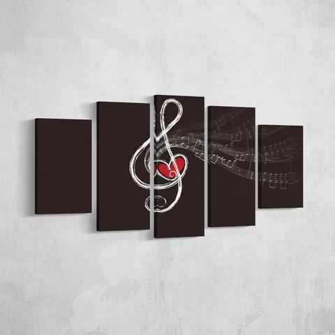 music to my heart music leinwandbilder kunstdrucke 7803