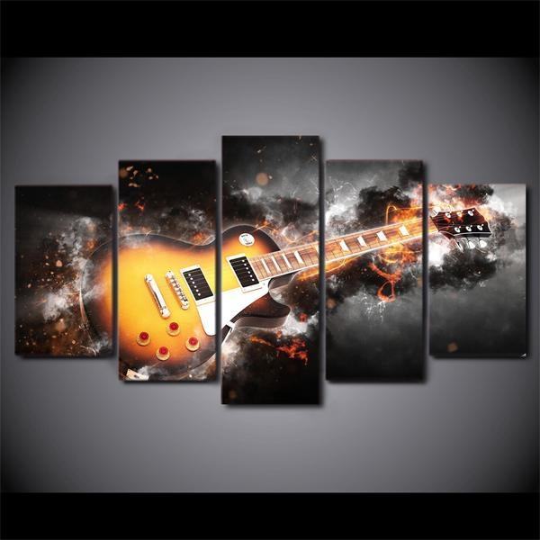 Musical Instrument Guitar Music Leinwandbilder Kunstdrucke  