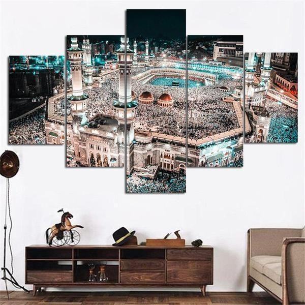 Muslim Frame Modern Islam Religion Leinwandbilder Kunstdrucke Rahmen