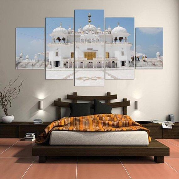 Muslim Islamio Mosque Religion Leinwandbilder Kunstdrucke Rahmen