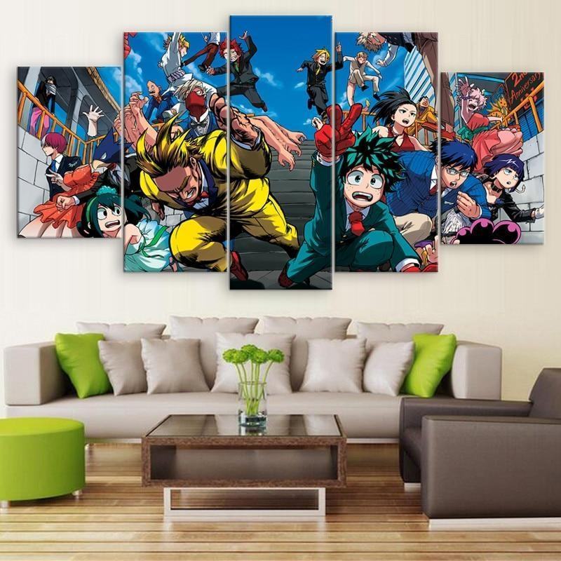 my hero academia characters 12 anime leinwandbilder kunstdrucke 3978