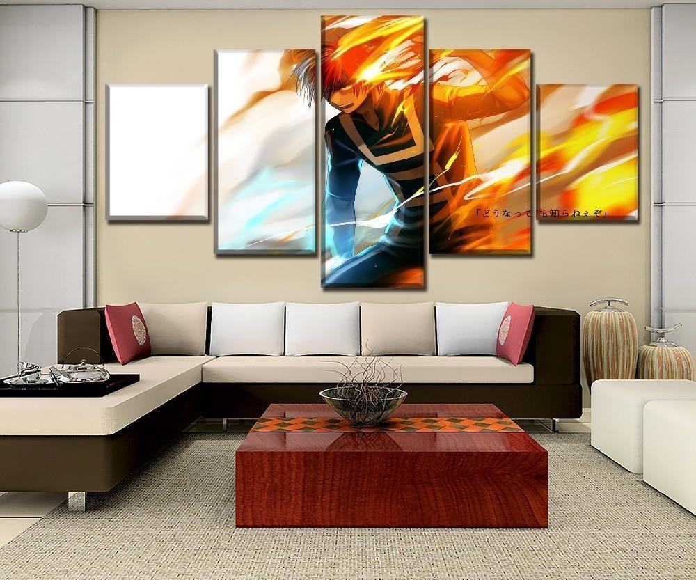 My Hero Academia Shoto Todoroki 1 Anime Leinwandbilder Kunstdrucke Rahmen