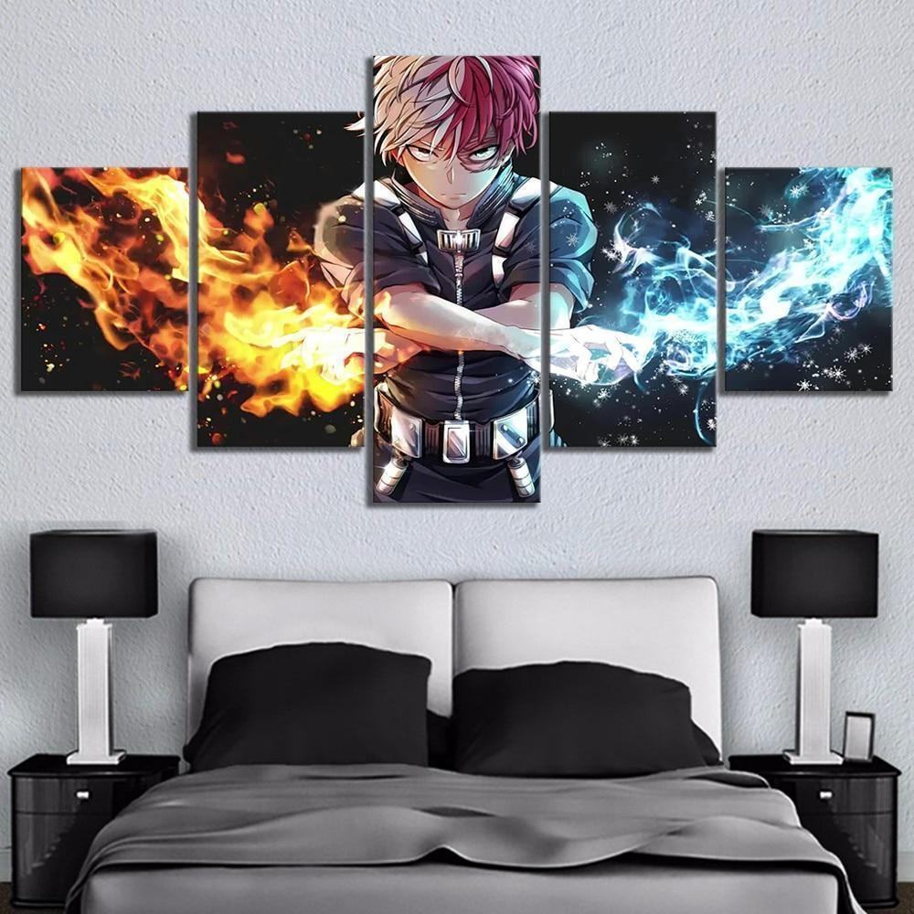 My Hero Academia Todoroki Shoto 3 Anime Leinwandbilder Kunstdrucke my hero academia todoroki shoto 3 anime leinwandbilder kunstdrucke 8711