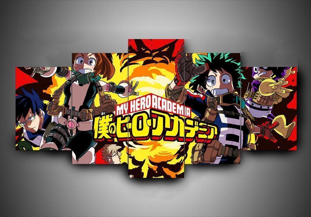 My Hero Academiaboku No Hero Anime Leinwandbilder Kunstdrucke Rahmen