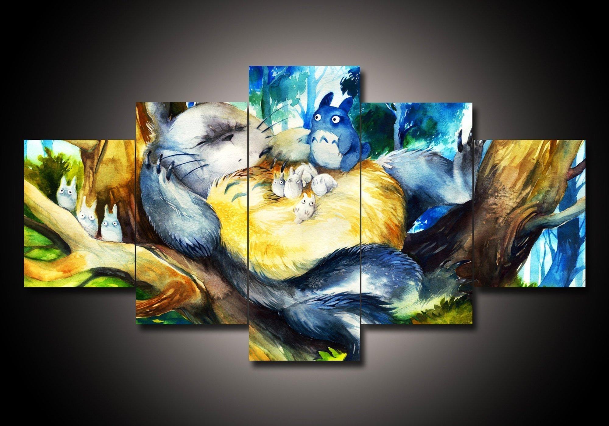 My Neighbor Totoro 2 Anime Leinwandbilder Kunstdrucke Rahmen