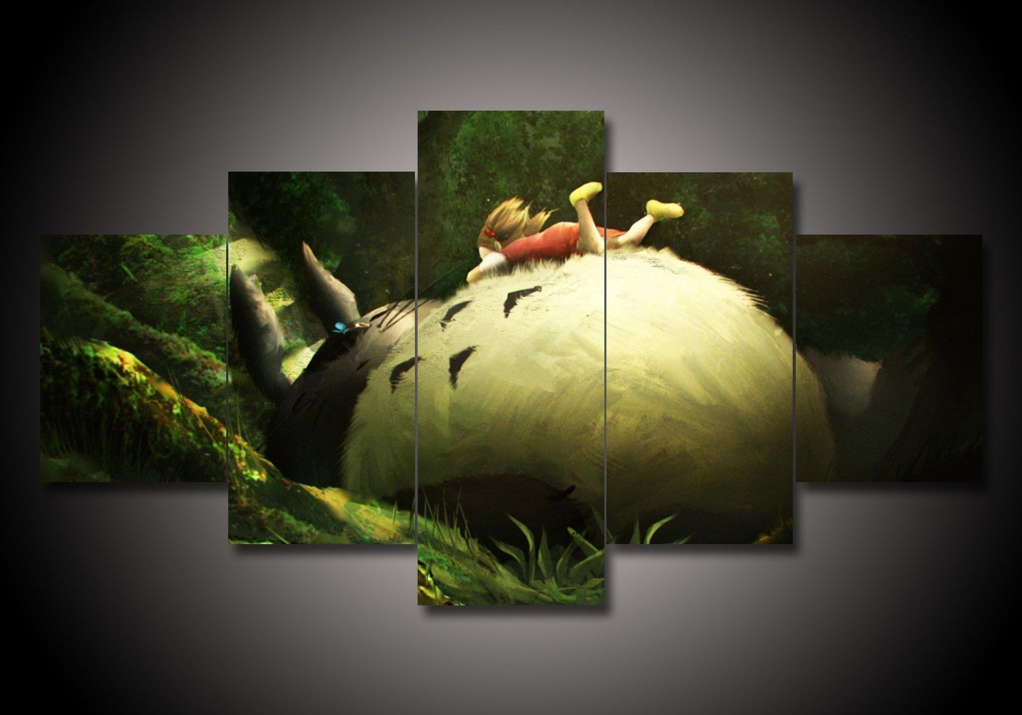 My Neighbor Totoro 3 Anime Leinwandbilder Kunstdrucke Rahmen