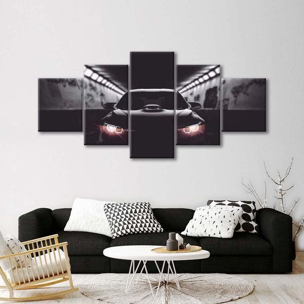 Nachtfahrt Leinwandbilder Kunstdrucke Rahmen