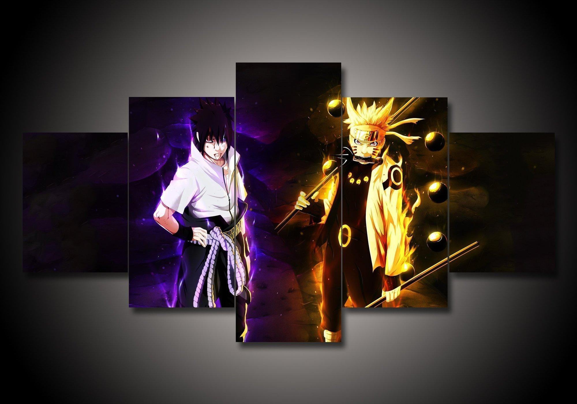 Naruto 3 Anime Leinwandbilder Kunstdrucke Rahmen